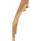 Ekena Millwork 6"W x 8"D x 20"H Merced Rough Sawn Knee Brace, Western Red Cedar BRC06X08X20MRC00RWR - alternate 4